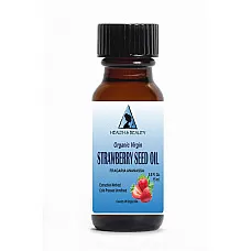 Strawberry seed oil unrefined organic glass bottle 0.5 oz