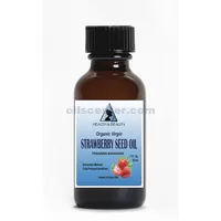 Strawberry seed oil unrefined organic glass bottle 1 oz