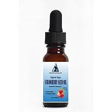 Strawberry seed oil unrefined organic glass dropper 0.5 oz