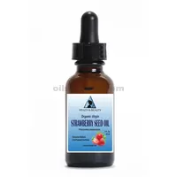 Huile de pépins de fraise non raffinée biologique compte-gouttes en verre 1 oz