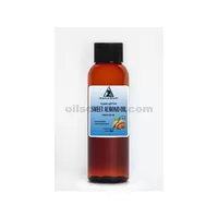 Sweet almond oil unrefined organic carrier cold pressed 100% pure 2 oz