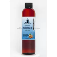 Aceite de almendras dulces portador orgánico prensado en frío sin refinar 100% puro 8 oz