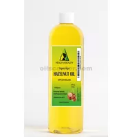 Portador virgen sin refinar orgánico de aceite de avellana prensado en frío 100% puro 24 oz