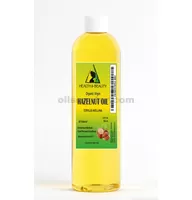 Noisette froid vierge non raffinée support organique d'huile pressée à 100% de pureté 48 oz