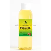 Portador virgen sin refinar orgánico de aceite de avellana prensado en frío 100% puro 2 oz