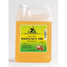 Hazelnut oil unrefined virgin organic carrier cold pressed 100% pure 7 lb