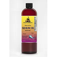 Aceite de escualano derivado de tiburón orgánico premium natural pure 32 oz