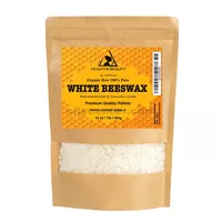 Cera de abejas blanca cera de abejas pastillas orgánicas rosario premium 100% puro 16 oz, 1 lb