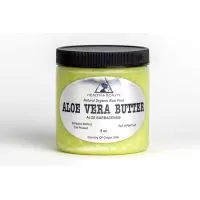 Manteca de aloe vera orgánico prensado en frío crudo de primera calidad fresco puro 8 oz
