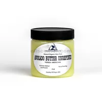 Mantequilla de aguacate sin refinar orgánica virgen extra prensado en frío puro 4 oz