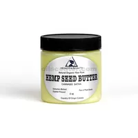 Expeller orgánico de mantequilla de semilla de cáñamo prensado de calidad premium fresco puro 4 oz