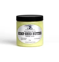Hemp seed butter organic expeller pressed premium quality fresh pure 8 oz