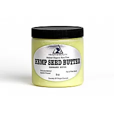 Expeller orgánico de mantequilla de semillas de cáñamo prensado de calidad premium fresco puro 8 oz