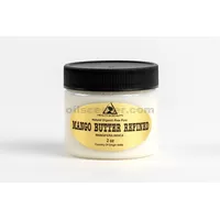 Manteca de mango ultra refinada orgánica natural cruda fresca 100% pura 2 oz