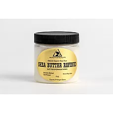 Manteca de karité refinada orgánica cruda prensado en frío grado a de ghana 100% puro 4 oz