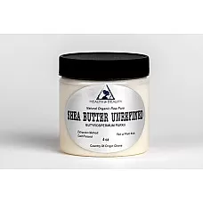 Manteca de karité sin refinar marfil blanco crudo orgánico prensado en frío grado a ghana 4 oz