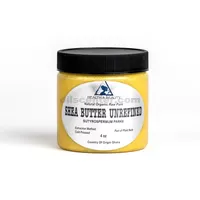 Manteca de karité sin refinar amarillo orgánico crudo prensado en frío grado a ghana puro 4 oz