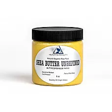 Shea butter unrefined yellow organic raw cold pressed grade a ghana pure 4 oz