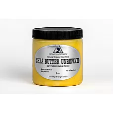Shea butter unrefined yellow organic raw cold pressed grade a ghana pure 8 oz