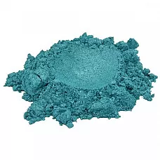 Coral reef blue turquoise mica colorant pigment powder cosmetic grade 1 oz