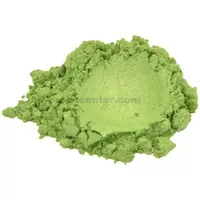 Polvo de pigmento colorante de mica verde de jabón para hacer jabón 1 oz