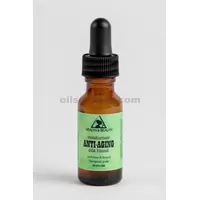 Anti-aging organic oils blend facial moisturizer anti-wrinkles 0.5 oz with glass dropper