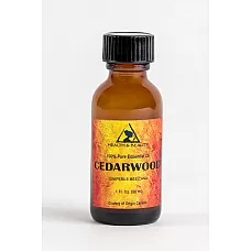 Aceite esencial de cedro aromaterapia orgánica botella de vidrio puro 1 oz, 30 ml