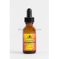 Verre organique aromathérapie huile essentielle de bois de cèdre pur compte-gouttes 1 oz, 30 ml