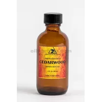 Bouteille en verre organique aromathérapie huile essentielle de bois de cèdre 2 pur 59 ml
