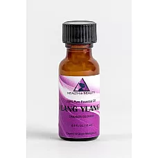 Ylang ylang essential oil organic aromatherapy pure glass bottle 0.5 oz, 15 ml