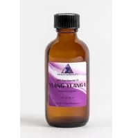 Aceite esencial de ylang ylang aromaterapia orgánica botella de vidrio puro 2 oz, 59 ml