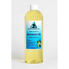 Aceite de semilla de abisinio / crambe portador orgánico prensado en frío fresco 100% puro 16 oz
