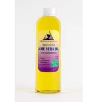 Aceite de aloe vera portador orgánico prensado en frío premium natural 100% puro 24 oz