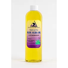 Aloe vera oil organic carrier cold pressed premium natural 100% pure 12 oz