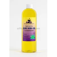 Aloe vera oil organic carrier cold pressed premium natural 100% pure 16 oz