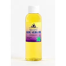 Aloe vera oil organic carrier cold pressed premium natural 100% pure 2 oz