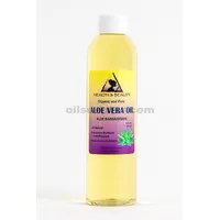Aloe vera oil organic carrier cold pressed premium natural 100% pure 8 oz