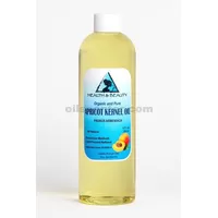 Aceite de semilla de albaricoque portador orgánico refinado prensado en frío 100% puro 24 oz