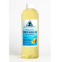 Aceite orgánico de albaricoque refinado portador orgánico prensado en frío 100% puro 48 oz