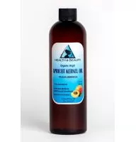 Aceite de albaricoque sin refinar virgen orgánico prensado en frío puro natural puro 36 oz