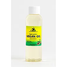Aceite de argán refinado orgánico marroquí prensado en frío aceite para el cabello 100% puro 2 oz
