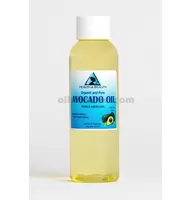 Portador orgánico refinado de aceite de aguacate prensado en frío fresco 100% puro 2 oz
