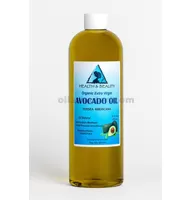 Aceite de aguacate extra virgen orgánico sin refinar prensado en frío crudo natural puro 48 oz