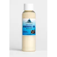 Aceite de babasú portador orgánico prensado en frío natural fresco premium 100% puro 2 oz
