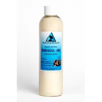 Babassu huile biologique transporteur pressé à froid naturel frais de prime 100% pur 8 oz