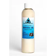 Aceite de babasú, soporte orgánico, prensado en frío, natural, fresco, premium, 100% puro, 8 oz