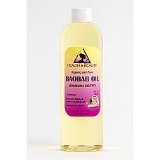 Baobab oil refined organic carrier cold pressed premium fresh 100% pure 12 oz