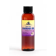 Aceite de baobab sin refinar orgánico extra virgen prensado en frío primer fresco puro 2 oz