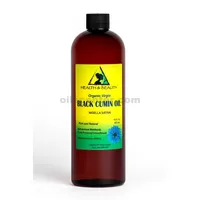 Black cumin seed oil unrefined organic virgin raw cold pressed fresh pure 32 oz