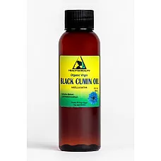 Black cumin seed oil unrefined organic virgin raw cold pressed fresh pure 2 oz